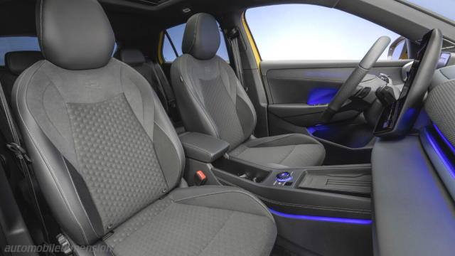 Interieur detail van de Volkswagen T-Roc