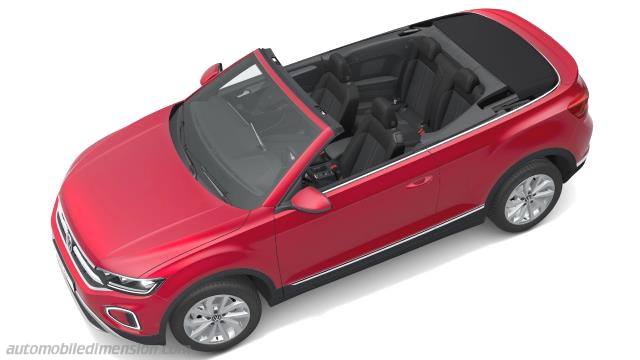 Interieurdetail des Volkswagen T-Roc Cabriolet