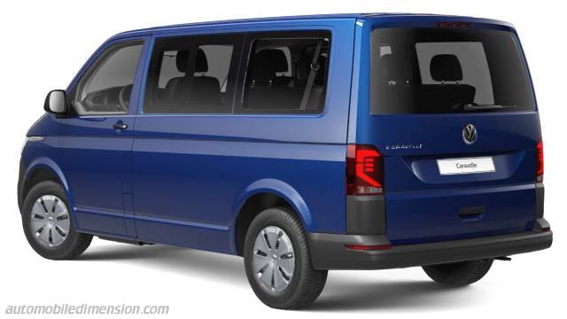 Exterior of the Volkswagen T6.1 Caravelle ct