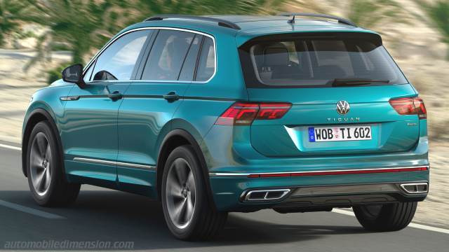 Exterieur des Volkswagen Tiguan