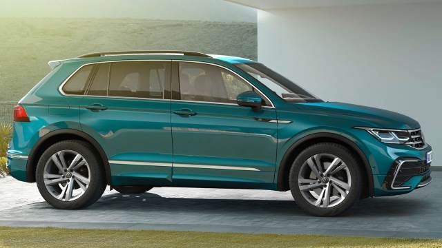 Exterieurdetail des Volkswagen Tiguan