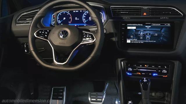 Interieurdetail des Volkswagen Tiguan