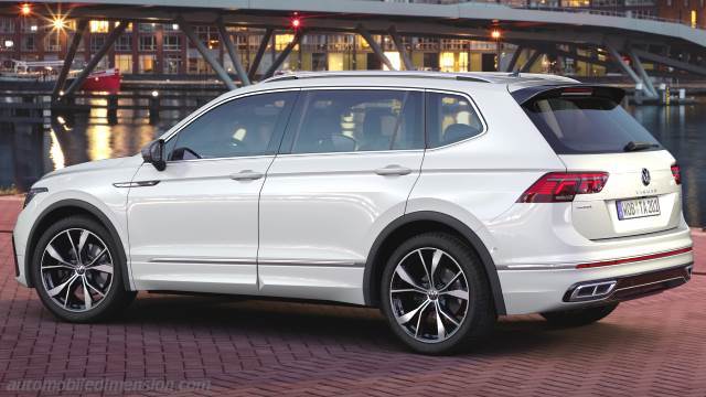 Exterieur van de Volkswagen Tiguan Allspace