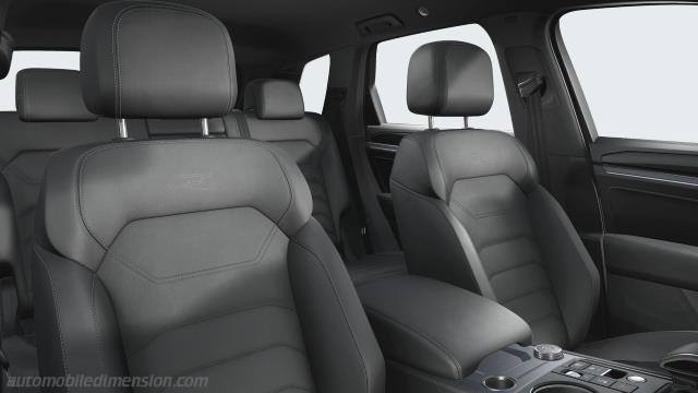 Interieur detail van de Volkswagen Touareg