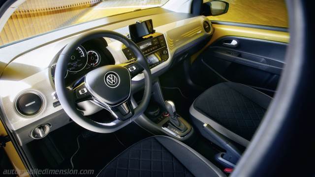 Interior detail of the Volkswagen up!