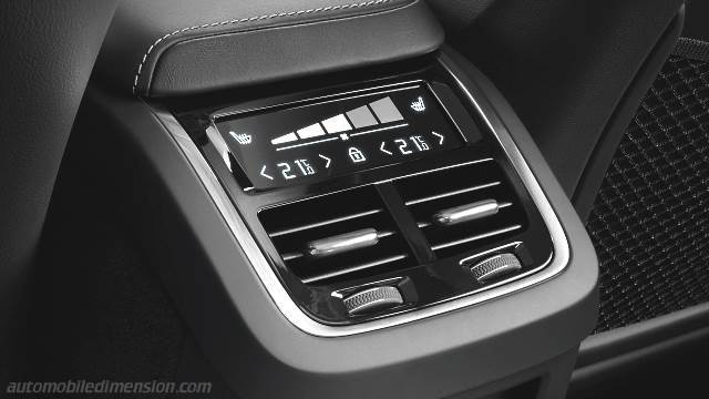 Interior detail of the Volvo S60