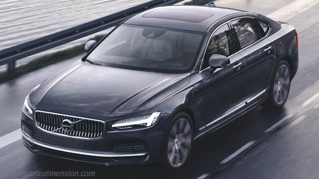 Exterior detail of the Volvo S90