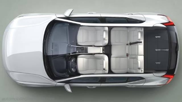 Dettaglio interno della Volvo XC40