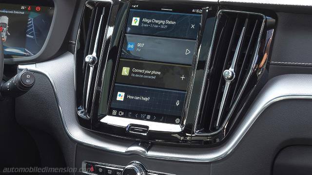 Dettaglio interno della Volvo XC60