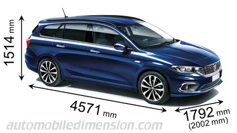 Fiat Tipo SW 2016 dimensions