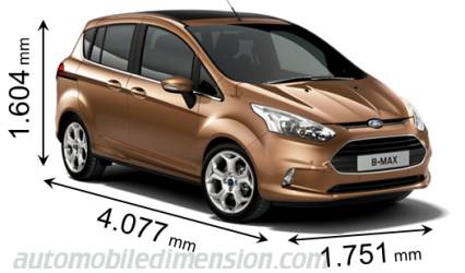 Ford B Max 2012 Dimensions Boot Space And Interior