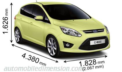 Ford C Max Abmessungen Kofferraumvolumen Und Innenraum
