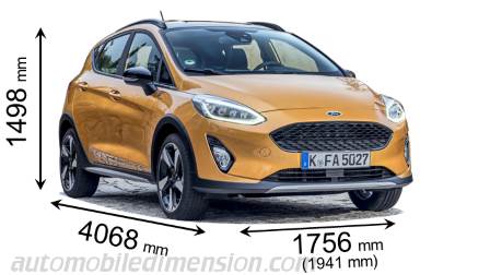 dimensioni nuova ford puma