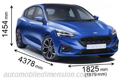 Ford Focus 2018 dimensions