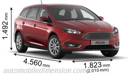 Ford Focus Sportbreak 2015 dimensions