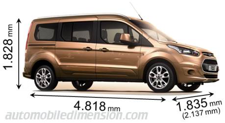 Ford Grand Tourneo Connect 2014 mått