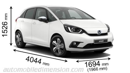 Honda Jazz 2020 Größe