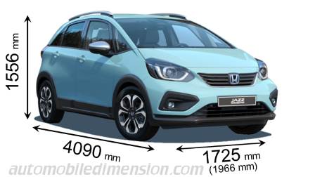 Dimensioni Honda Jazz Crosstar 2020