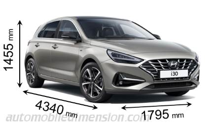 Hyundai i30 Länge x Breite x Höhe