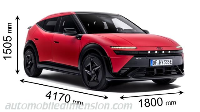 Hyundai IONIQ 3 Abmessungen