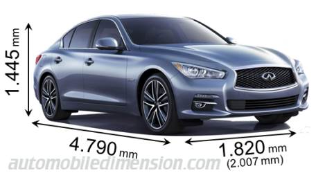 Infiniti Q50 2014 mått