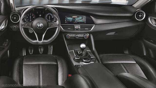 Alfa-Romeo Giulia 2016 instrumentbräda