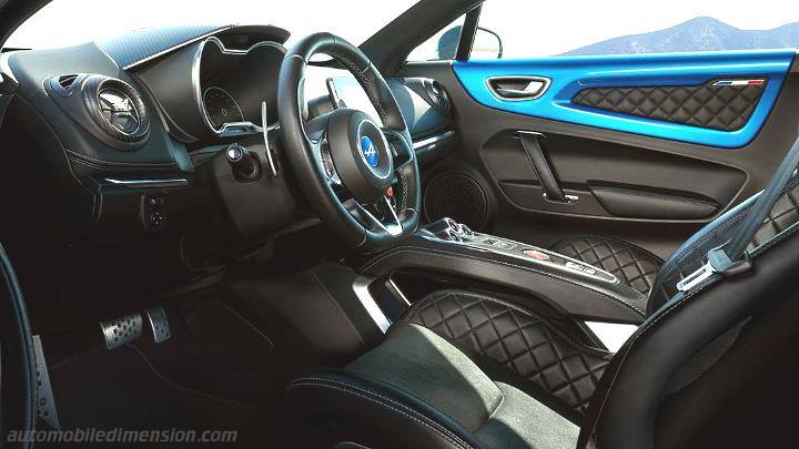 Alpine A110 2018 dashboard