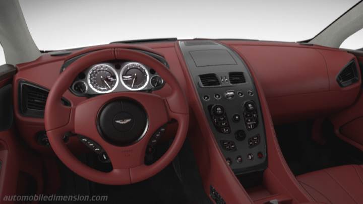 Aston Martin Vanquish 2012 Abmessungen Kofferraumvolumen