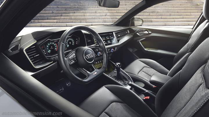 Audi A1 allstreet dimensions, boot space and similars