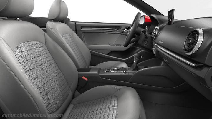 Economie Verandering Geurig Audi A3 Cabrio afmetingen, bagageruimte en interieur