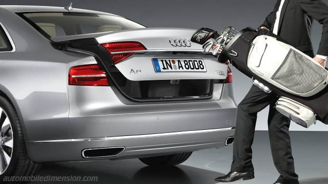 Audi A8 2014 boot space
