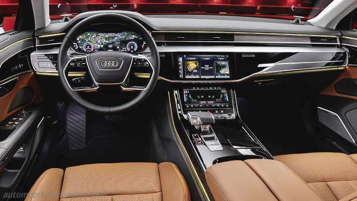 Audi A8 L 2022 dashboard
