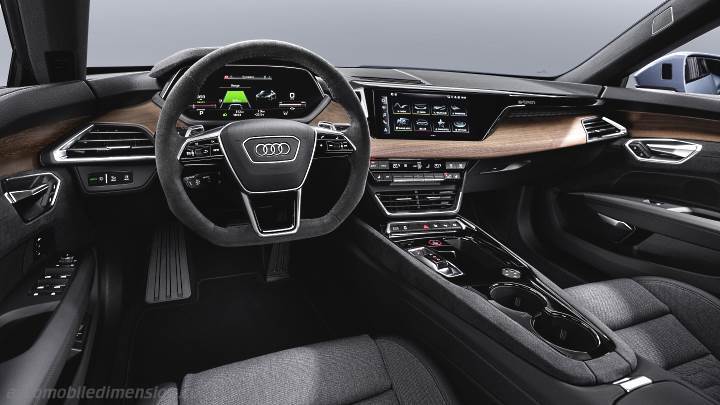 Audi e-tron GT 2021 dashboard