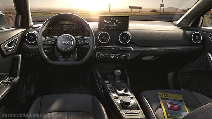 Audi Q2 2016 dashboard