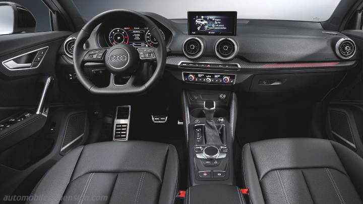 Audi Q2 2021 dashboard