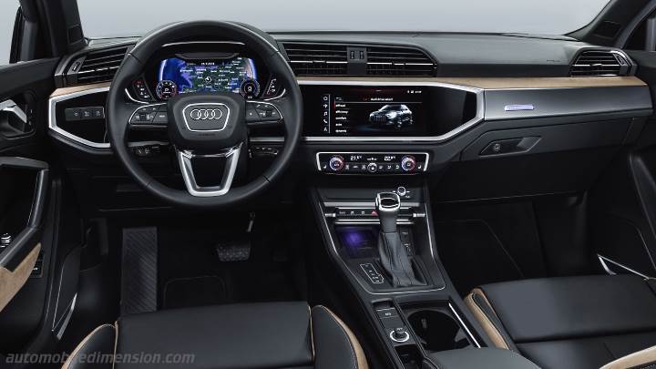 Audi Q3 2019 instrumentbräda