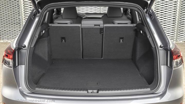Audi Q4 Sportback e-tron 2021 boot space