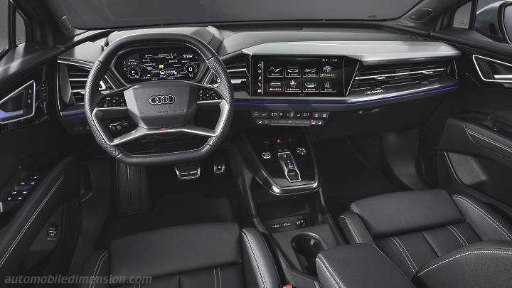 Audi Q4 Sportback e-tron 2021 dashboard