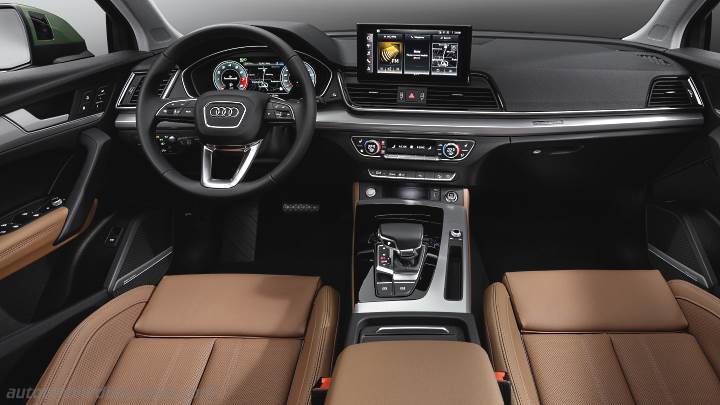 Audi Q5 2021 instrumentbräda