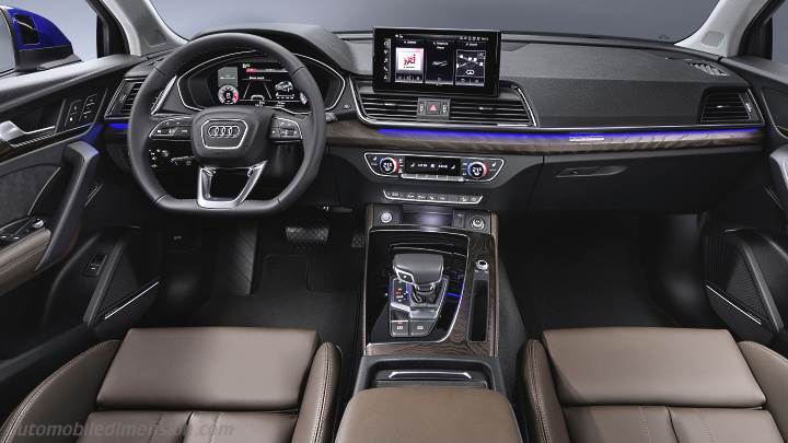 Audi Q5 Sportback 2021 instrumentbräda