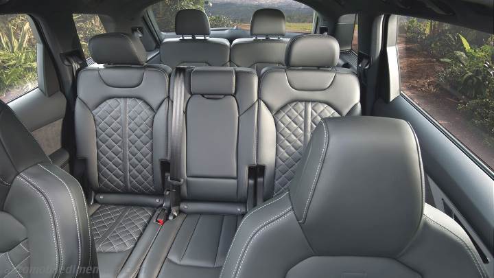 Audi Q7 Dimensions And Boot Space Hybrid, Audi Q7 Three Car Seats