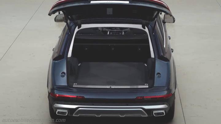 Audi Q7 2024 boot space