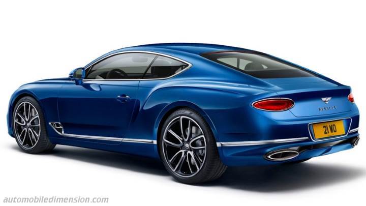 Bentley Continental GT 2018 bagageutrymme