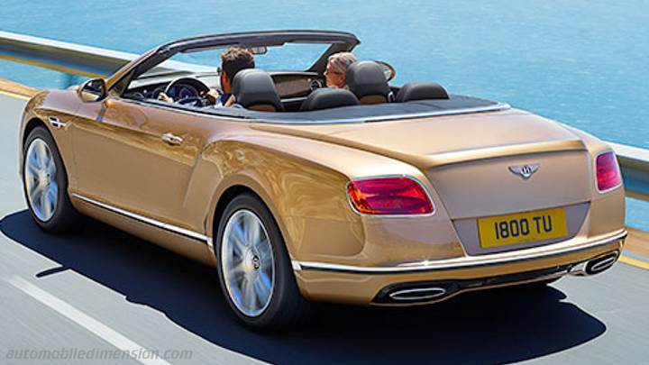 Bentley Continental GT Convertible 2015 boot space