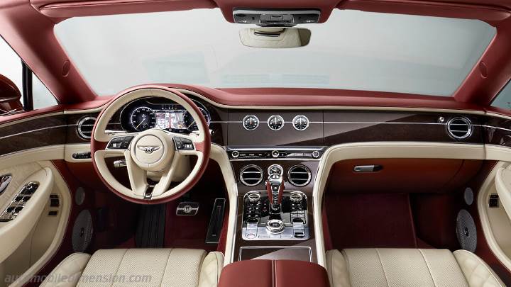 Bentley Continental GT Convertible 2019 dashboard