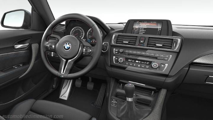 Bmw M2 Coupe 2016 Abmessungen Kofferraumvolumen Und Innenraum