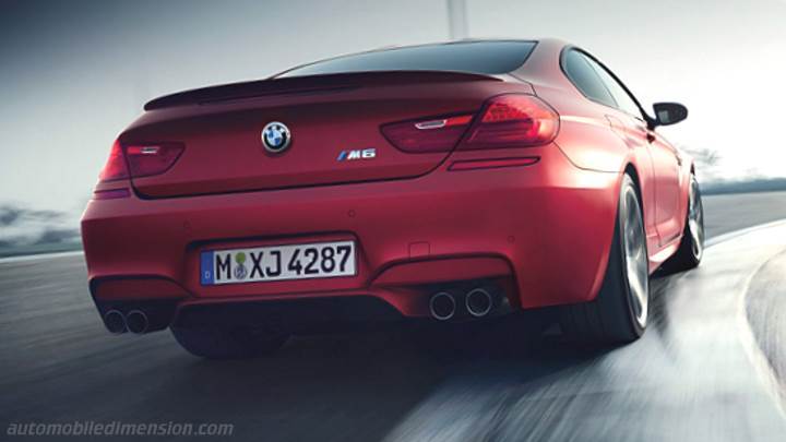 Bmw M6 Coupe 2015 Abmessungen Kofferraumvolumen Und Innenraum