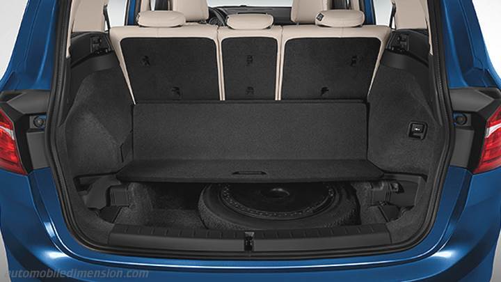 BMW 2 Gran Tourer 2015 boot space