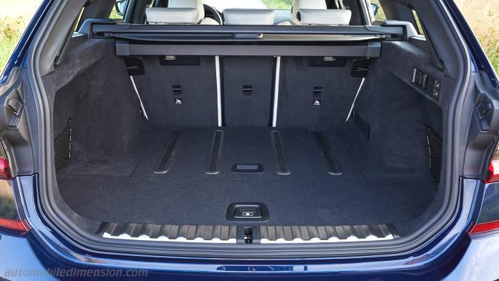 ganske enkelt tempereret fredelig BMW 3 Touring dimensions and boot space: hybrid and thermal