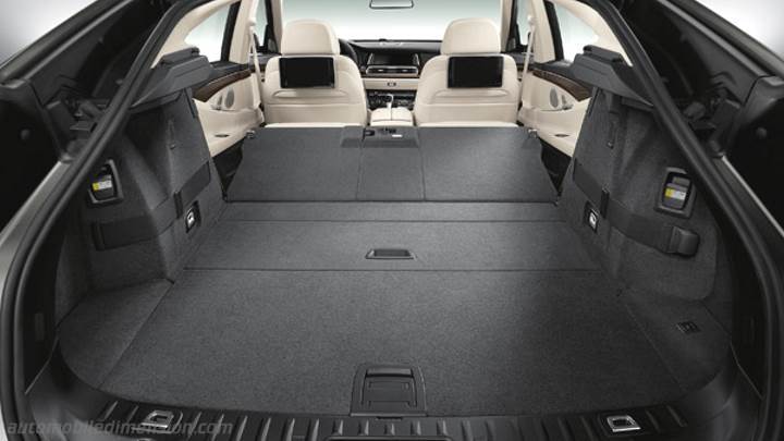 BMW 5 Gran Turismo 2013 boot space